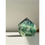 punta grezza in Fluorite verde